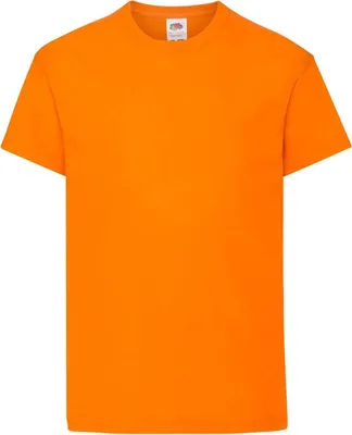Produktbild von Kinder-T-Shirt, Kurzarm - FOL ORIGINAL T/K - orange - Größe 12/13