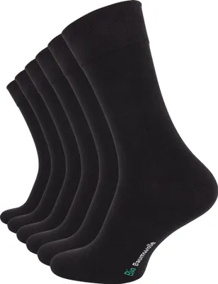 Produktbild von Vincent Creation® Business Bio Baumwollsocken 6 Paar 43-46 schwarz