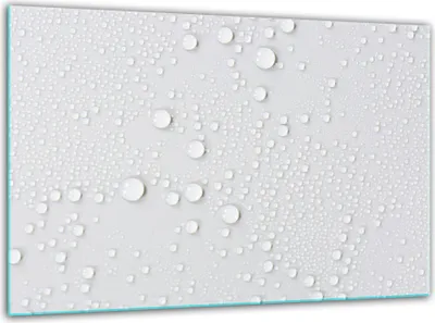 Produktbild von Glas Herdabdeckplatten Schneidebrett Universal 30x22cm Tropfen