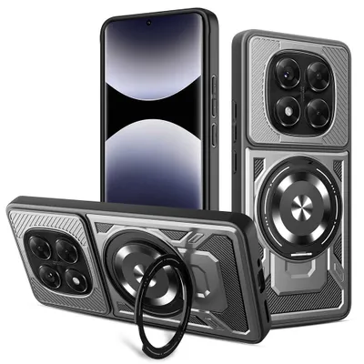 Obrázok produktu pre Techsuit - RuggedCam ochranný obal na Xiaomi Redmi Note 14 Pro 5G / Note 14 Pro+ 5G / Poco X7 - sivý