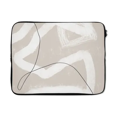 Produktbild von MuchoWow® Laptop Hülle 15 Zoll Linie - Abstrakt - Design Laptoptasche - Laptoptasche - Sleeve - Rundum-Schutz