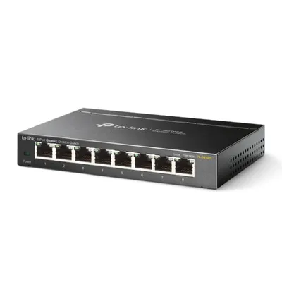 Zdjęcie produktu dla TP-Link TL-SG108S niezarządzalny router Gigabit Ethernet (10/100/1000) czarny