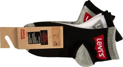 Produktbild von Baby Mädchen Socke LEVI'S 3 Paar Socken Ghost Schuh Paar Mädchen Junge mit Logo Artikel L0078, 7/9 Anni 7/9, Poliestere 97%,Elasthan 3%