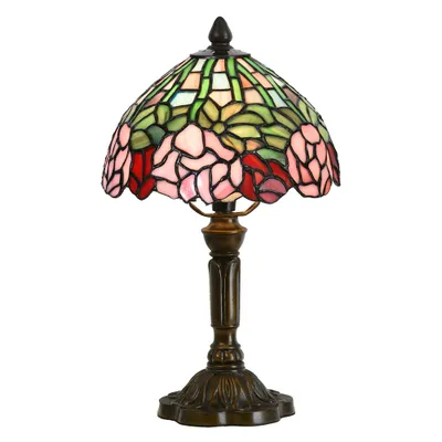 Obrázok produktu pre LumiLamp 5LL-6161 Stolná lampa Tiffany Ø 21x39 cm E14-max 1x25W Zelená