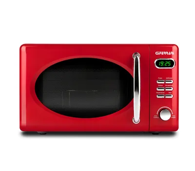 Zdjęcie produktu dla G3 Ferrari Sapormio Vintage G10155 Kuchenka mikrofalowa z grillem 20L 700W Czerwona