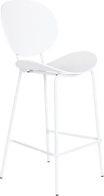 Produktbild von Hocker DKD Home Decor Schwarz Metall Weiß Polypropylen (52,5 x 49 x 104 cm)