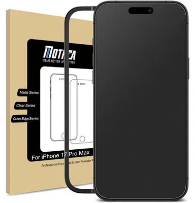 Image de Film de protection d'écran mat pour iPhone 17 Pro Max, 6,9 pouces, dureté 9H, anti-reflet, anti-traces de doigts, vendu à l'unité