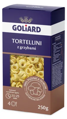 Obrázok produktu pre Cestoviny Goliard Tortellini s hubami, 250 g
