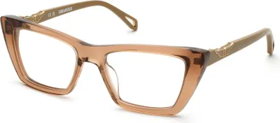 Produktbild von Zadig&voltaire VZV426 Marron chiaro trasparente lucido 53/19/140 Damen Brillen