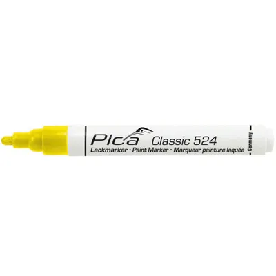 Produktbild von Pica Lack-/Industriemarker 2-4mm Rundspitze, gelb