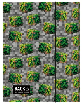 Produktbild von A4-Mappe mit Gummiband „Piksel Blocks BackUp“ von Derform