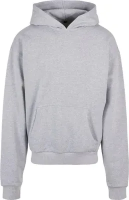 Immagine prodotto di Build Your Brand BY162 | Felpa con cappuccio da uomo in cotone ultra pesante - Colore: Grigio - Taglia: XS
