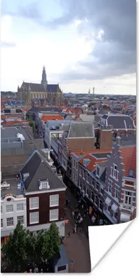 Produktbild von MuchoWow® Poster Haarlem - Niederlande - Himmel 40x80 cm - Dekoration