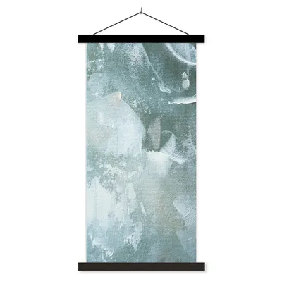 Produktbild von MuchoWow® Textilposter Acrylfarbe - Abstrakt - Design 60x120 cm mit schwarzem Rahmen - Magnete