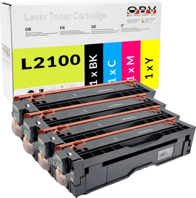 Produktbild von Kompatibles Toner-Sparset für Pantum CTL-A2100H für CP2100DN CP2100DW CM2100DW CM2100ADW (BK/C/M/Y)