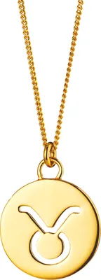 Produktbild von cai Halskette Stier Sternzeichen 925/- Sterling Silber vergoldet