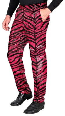 Imagen del producto de W WIDMANN MILANO - Moda para fiestas - Pantalones de lentejuelas brillantes para hombre