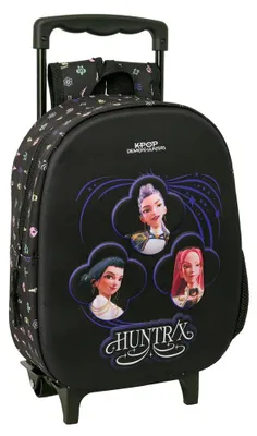 Produktbild von Safta K-pop Demon Hunters Sound 8.91l Rucksack Mit Rollen Schwarz  Kinder Schwarz One Size