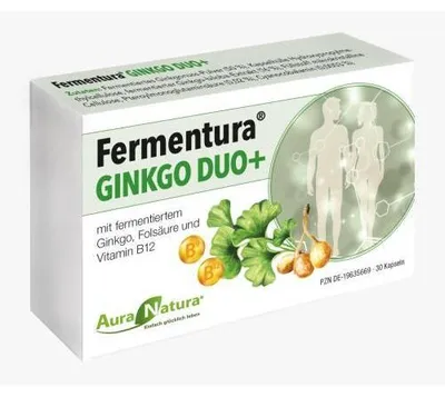 Obrázok produktu pre Auranatura Fermentura Ginkgo Duo+ kapsuly, 30 ks