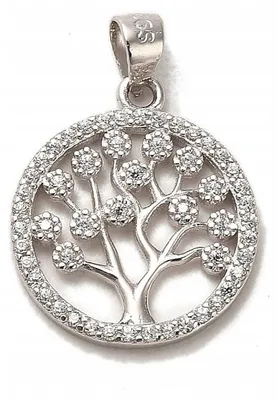 Produktbild von MIXFORM Silber 925 Anhänger Baum des Lebens mit Zirkonia