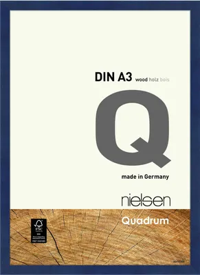 Produktbild von nielsen Holz Bilderrahmen Quadrum, 29,7x42 cm (A3), Blau