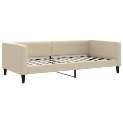 Immagine prodotto di vidaXL Letto da giorno crema 100x200 cm tessuto