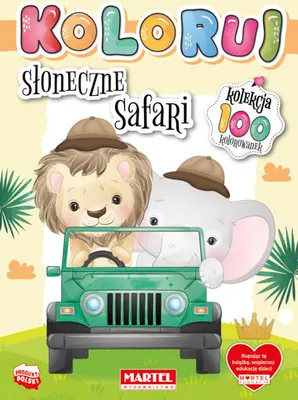 Produktbild von Kolorowanka dla dzieci Słoneczne Safari 16 stron