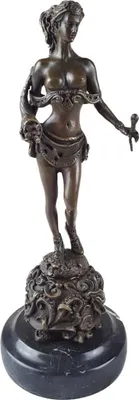 Produktbild von Bronzeskulptur Bronzefigur Amazone Kriegerin mit Schwert