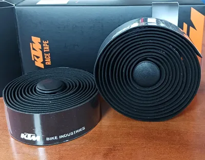 Produktbild von KTM Lenkerband schwarz mit Lenkerstopfen