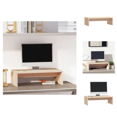 Produktbild von vidaXL Monitorständer 50x27x15 cm Massivholz Kiefer -  TV-Möbel