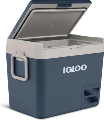 Obrázok produktu pre Igloo ICF 60, Modrá, Šedá, 62 L, -18 - 20 °C, Elektrický, AC, Jednosmerný prúd, 100 - 240 V