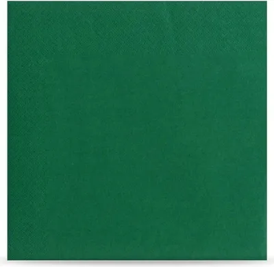 Produktbild von Servietten Quicky - 2-lagig - 1/4-Falz - 40 x 40 cm - 1400 Tafelservietten grün