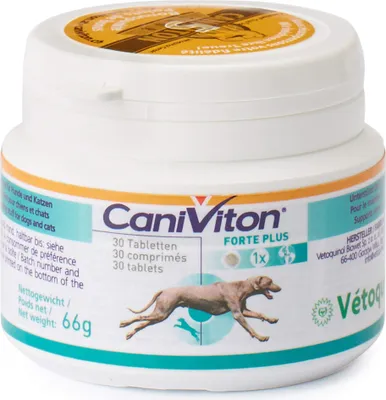 Produktbild von Caniviton Forte Plus Hu/ka, 30 St TAB
