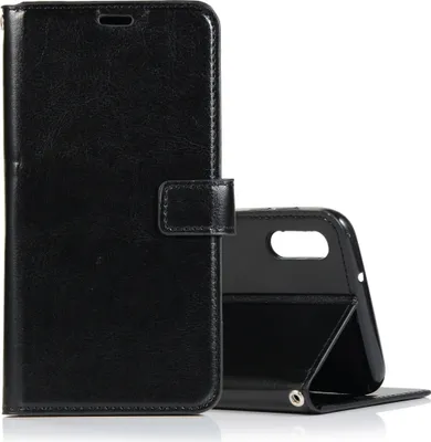 Produktbild von Mobigear Wallet  Samsung Galaxy A10 Hülle Klapphülle Geldbörse - Schwarz