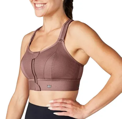 Obrázek produktu pro SHEFIT sportovní podprsenka, barva: šedá, silná podpora, nastavitelná, velikost 4XL