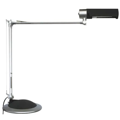 Image de MAUL Lampe de table MAULoffice E27 LED 3.000 K pied à pince pied argent