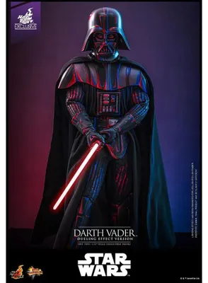 Produktbild von Hot Toys Darth Vader Star Wars Movie Masterpiece Figur 1/6 Version Mit Duell-effekt 35 Cm Durchsichtig  Durchsichtig One Size