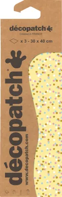 Produktbild von Décopatch 6x Blisterpackung 3 Bogen Papier 30x40cm gleichen Design Nr. 746 C746O