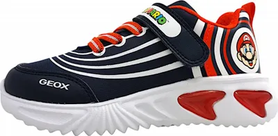 Productafbeelding van Geox Assister Kinderschuhe Jungen Halbschuhe Klettschuh Blau Freizeit