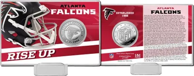 Obrázek produktu pro Stříbrná karta s historií týmu NFL - Atlanta Falcons