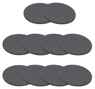 Produktbild von 10 Gummiringe, 95 mm x 2 mm, runde Gummibuchsen, Gummidichtungen, Flachdichtungen, Dichtpads, schwarz