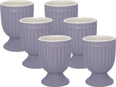 Produktbild von Greengate Alice Eierbecher lavender 6,5 cm Set6