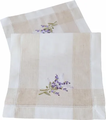 Produktbild von Tischläufer Lavendel beige 35x70 cm