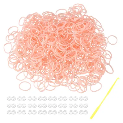 600 elastische Web-Bänder mit S-Clips und Haken, beige