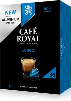 Obrázok produktu pre Café Royal Lungo 36 kapsúl Alu