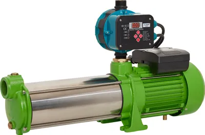 Produktbild von CHM GmbH® Kreiselpumpe Gartenpumpe Edelstahl Wasserpumpe mit Druckschalter 8400 L/h und 8,5 Bar