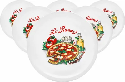 Produktbild von Van Well Pizzateller ø 30,5 cm Napoli 6er Set