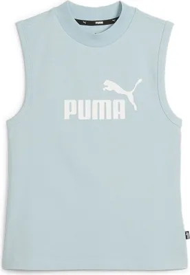Obrázok produktu pre Puma Ess Logo tričko bez rukávov Blue S Dámske tričko Blue S