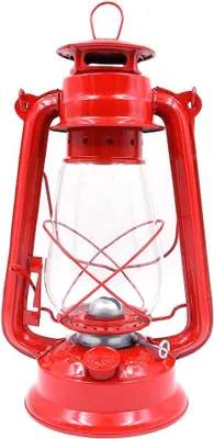 Produktbild von Sturmlaterne 30 cm, Kerosinlampe, für Garten, rot
