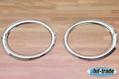 Obrázok produktu pre EDELSTAHL NEBELSCHEINWERFER UMRANDUNG CHROM pre VW TOURAN + VW CADDY | 2010-2015